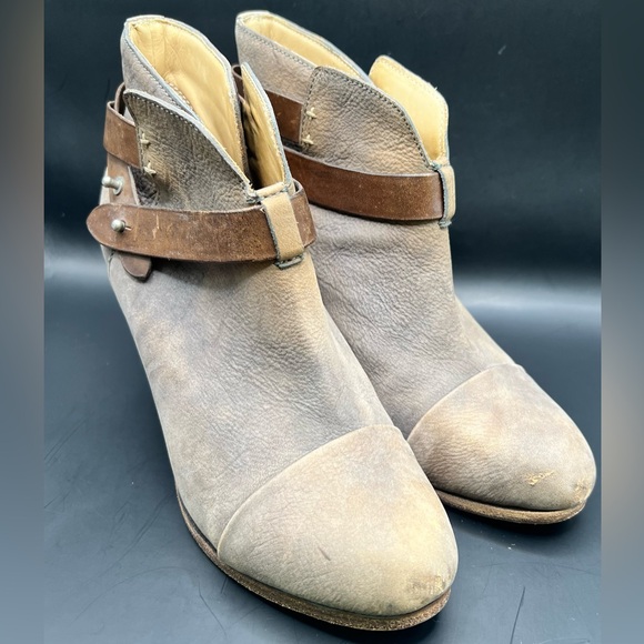 rag & bone Shoes - rag &‎ bone - Brown Ankle Boots, Harrow, Size: 9- Womens